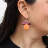 SYLCA Orange Billie Dangle Earring