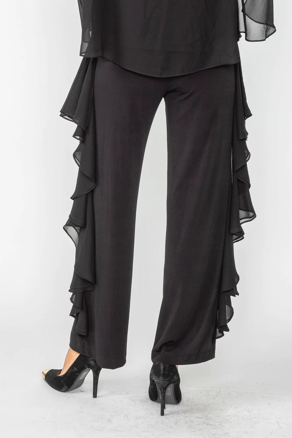 IC COLLECTION Pant- 4634P- BLACK