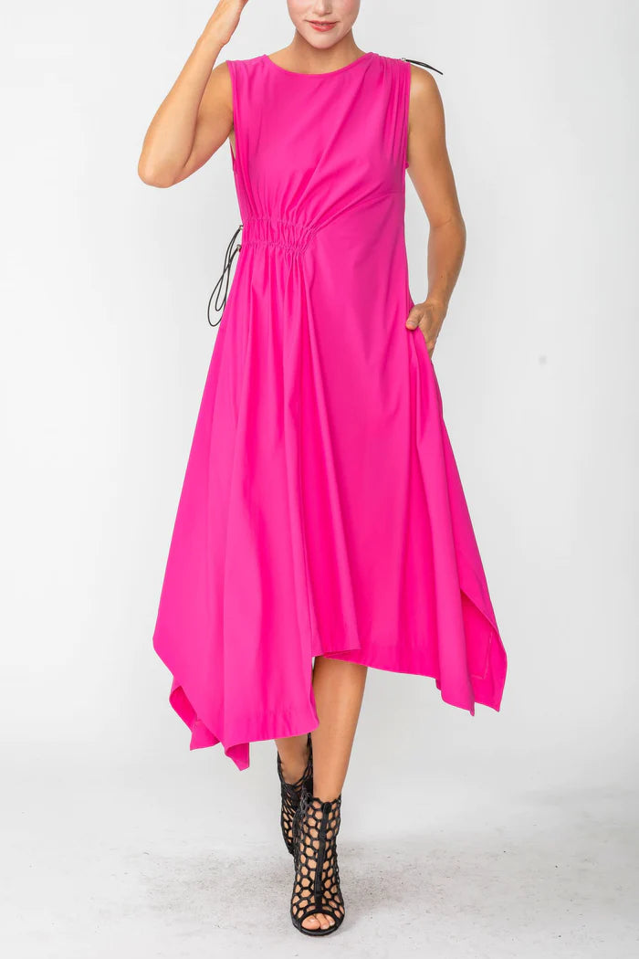 IC COLLECTION Dress- 4635D- PINK