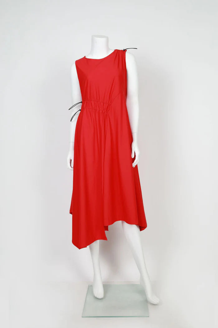 IC COLLECTION Dress- 4635D- RED – The Total Look