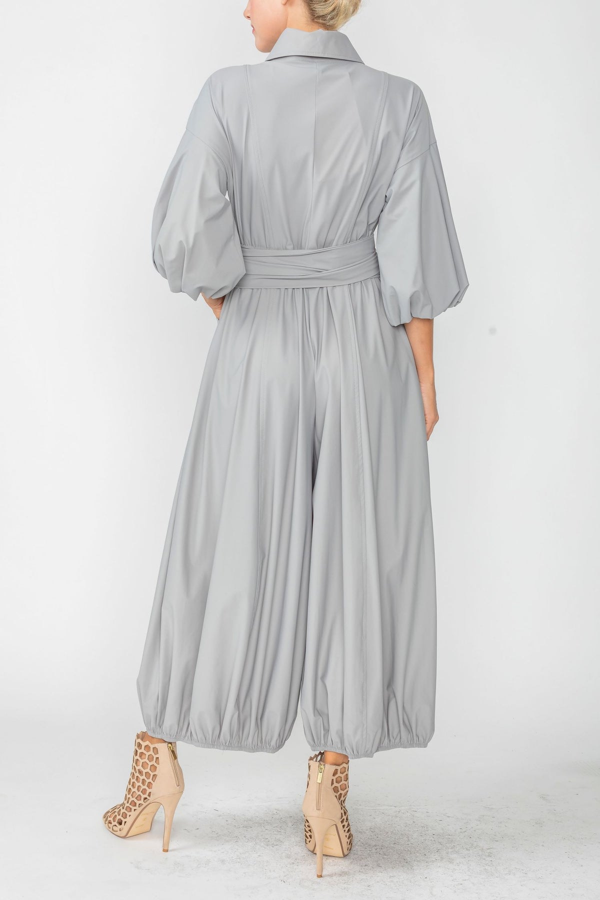 IC COLLECTION Jump Suit - 4637JS - GRAY