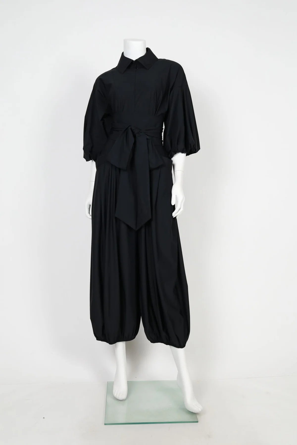 IC COLLECTION Jump Suit - 4637JS - BLACK