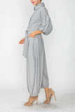 IC COLLECTION Jumpsuit- 4637JS- GRAY