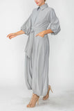 IC COLLECTION Jumpsuit- 4637JS- GRAY