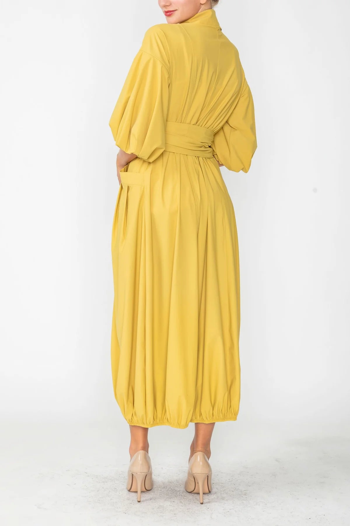 IC COLLECTION Jump Suit - 4637JS - MUSTARD