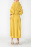 IC COLLECTION Jumpsuit- 4637JS- MUSTARD