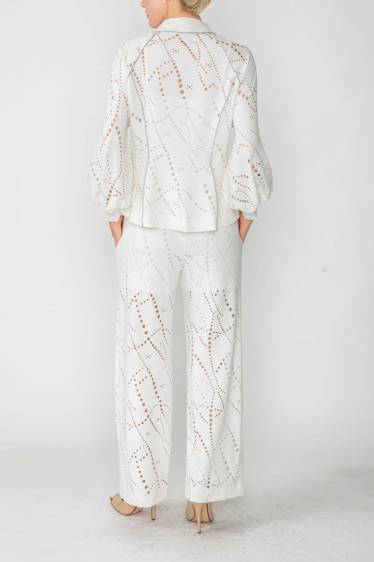 IC COLLECTION Jacket- 4653J- WHITE