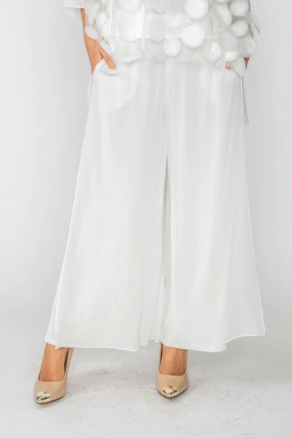 IC COLLECTION Pant- 4659P- WHITE