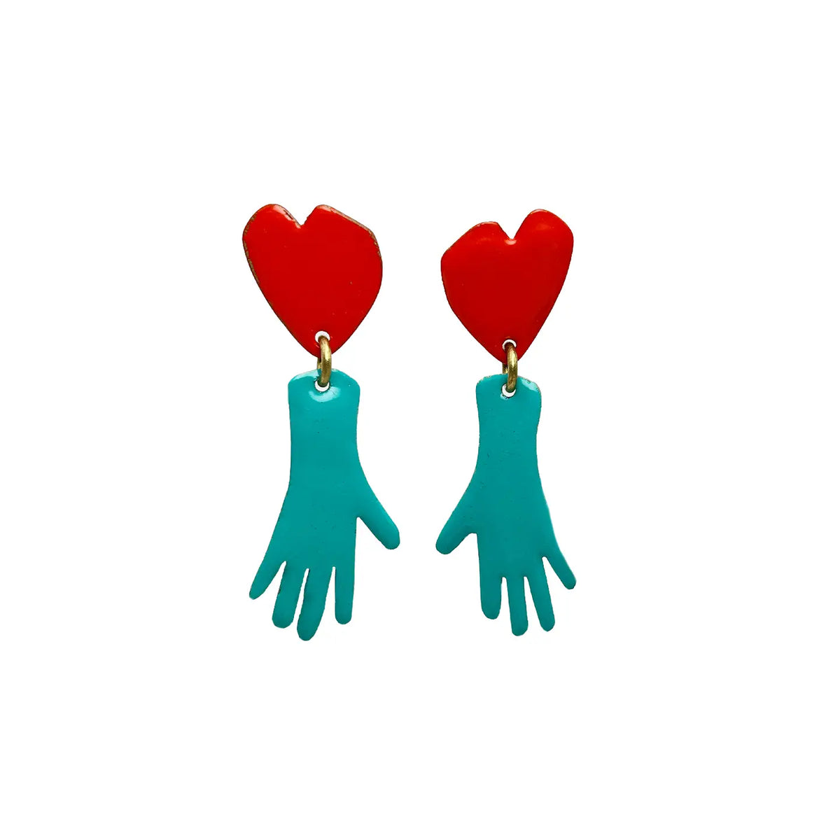 SIBILIA Lovely Hand Earrings - 20A018 - PAPAYA