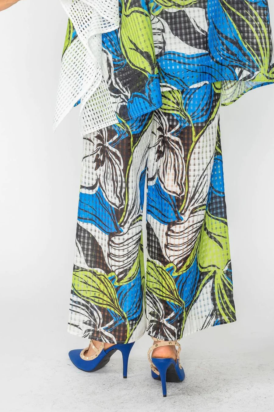 IC COLLECTION Pant- 4665P- BLUE
