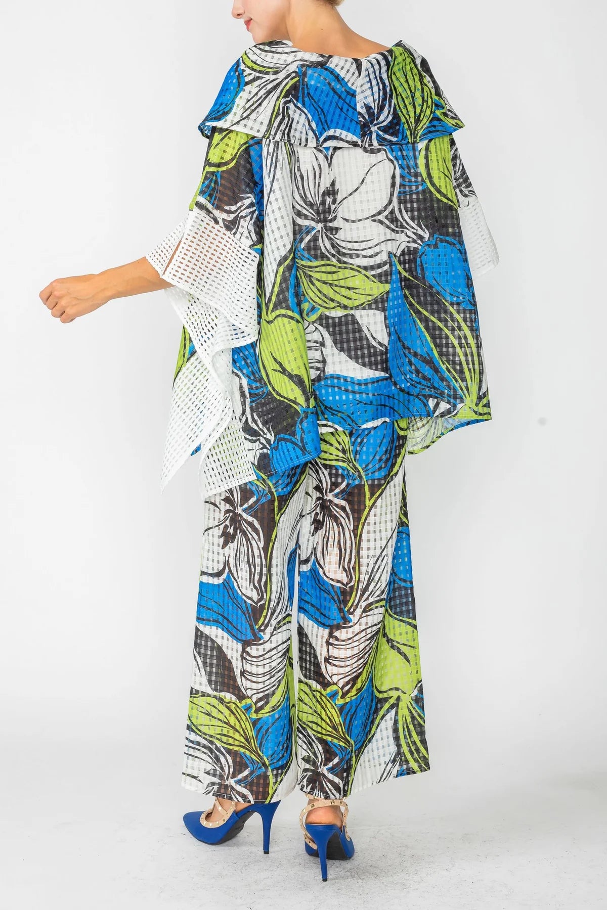 IC COLLECTION Top- 4667T- BLUE