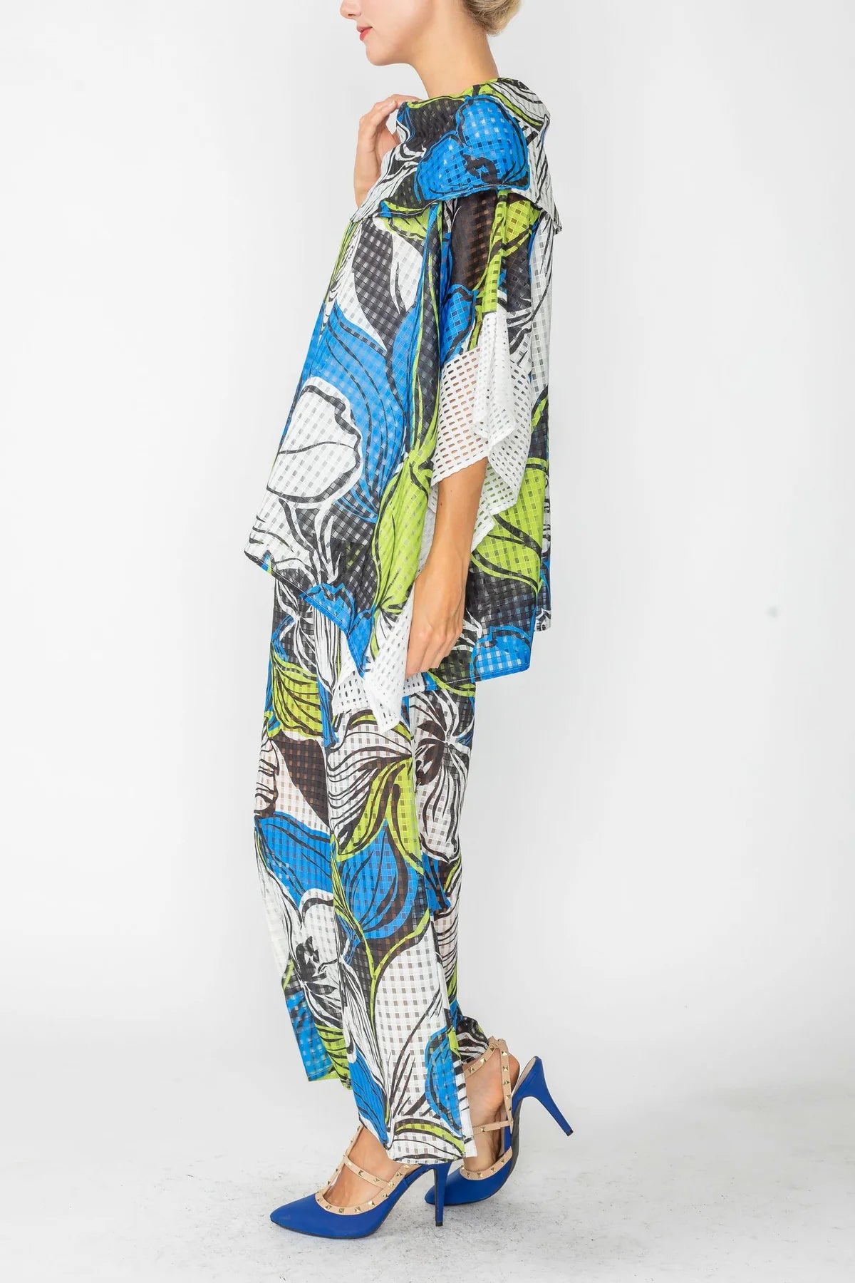 IC COLLECTION Top- 4667T- BLUE