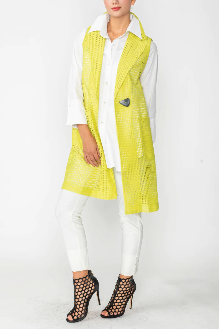IC COLLECTION Vest- 4671V- LIME