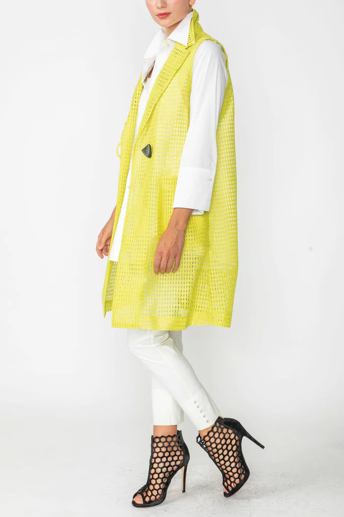 IC COLLECTION Vest- 4671V- LIME