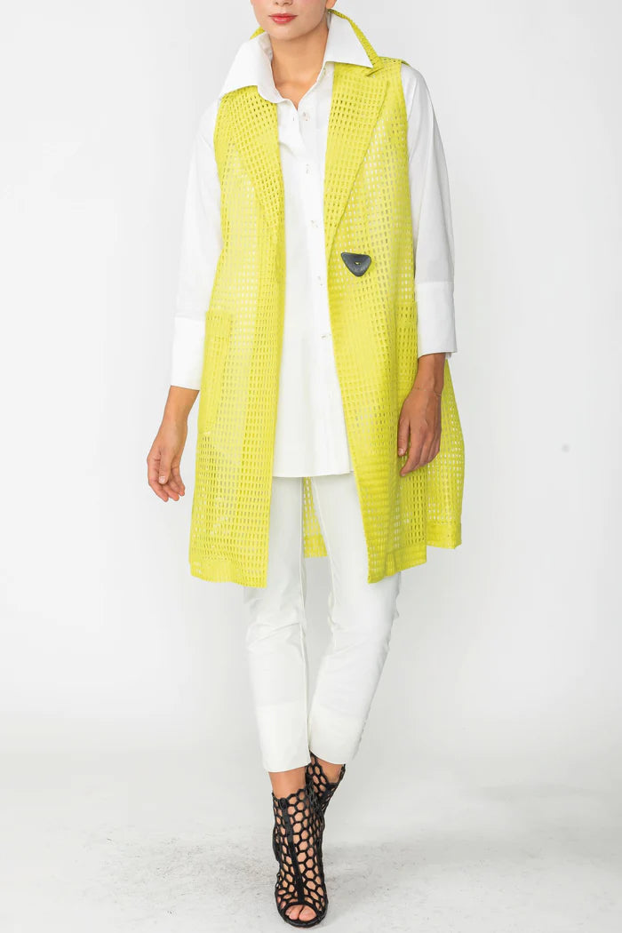 IC COLLECTION Vest- 4671V- LIME