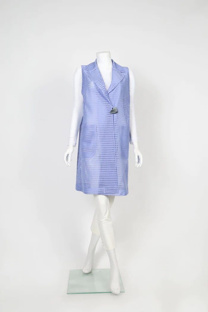 IC COLLECTION Vest- 4671V- PERIWINKLE