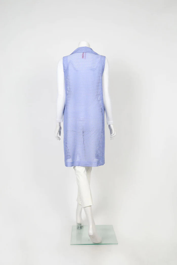 IC COLLECTION Vest- 4671V- PERIWINKLE