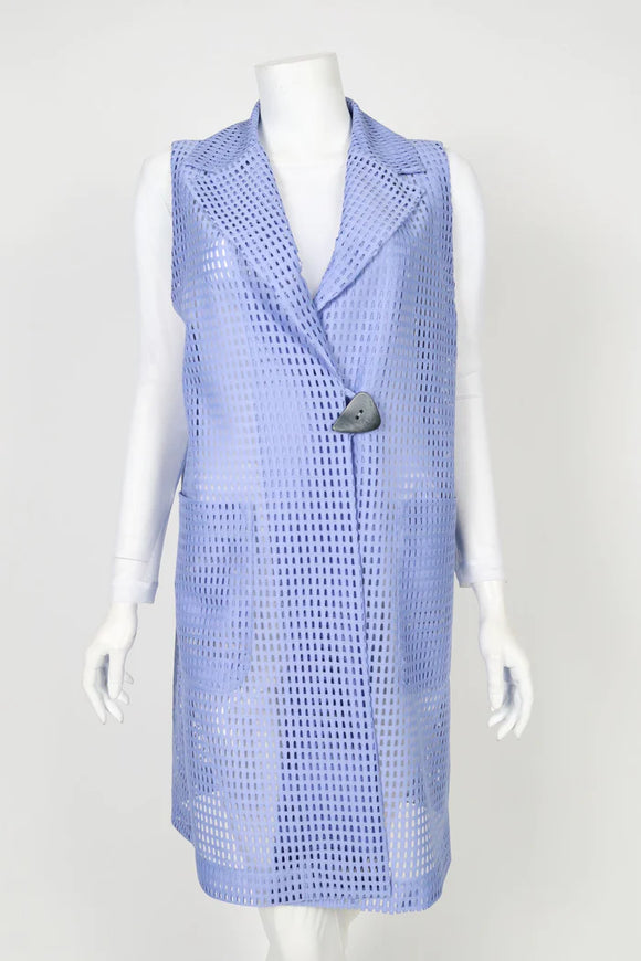 IC COLLECTION Vest- 4671V- PERIWINKLE