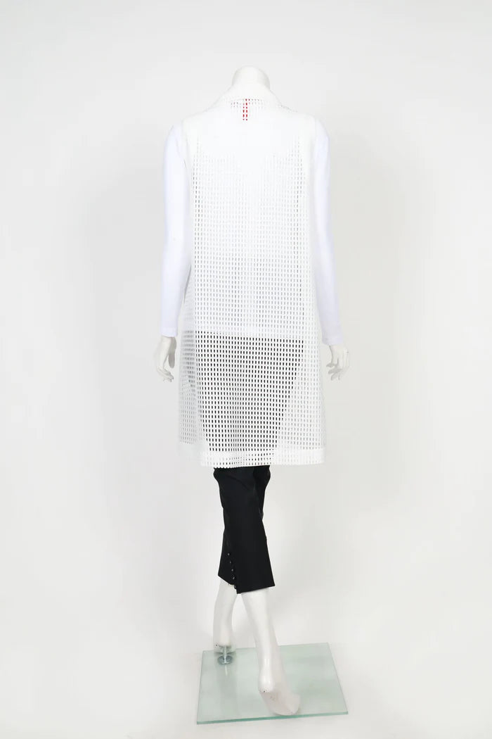 IC COLLECTION Vest- 4671V- WHITE