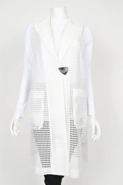 IC COLLECTION Vest- 4671V- WHITE