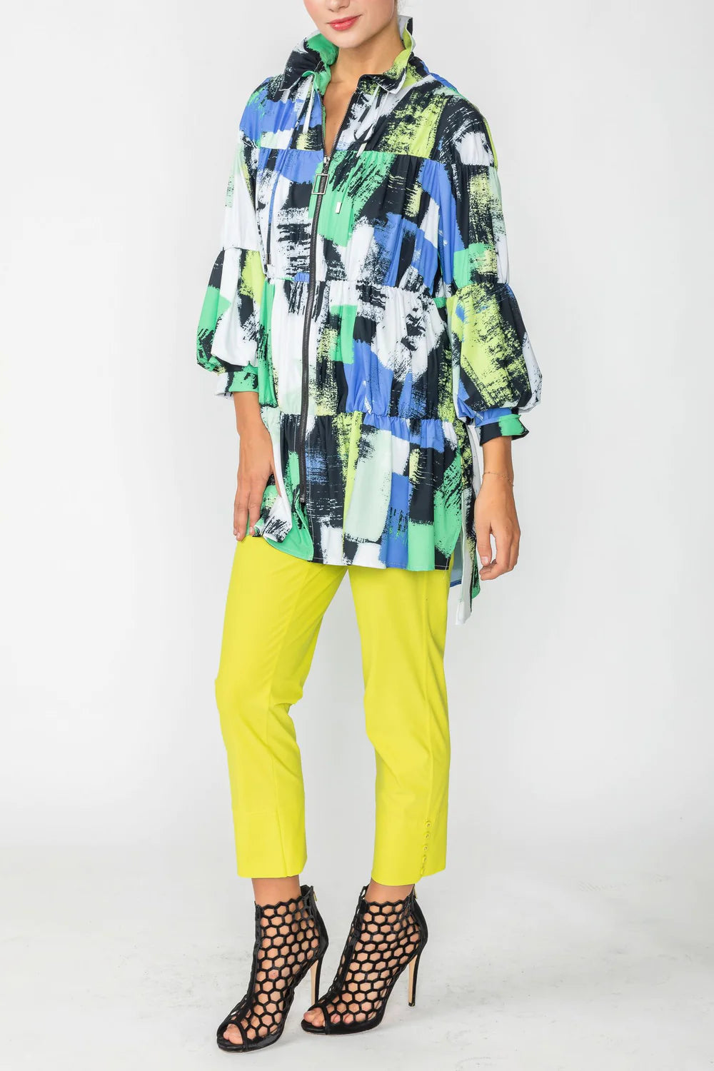 IC COLLECTION Jacket- 4679J- GREEN