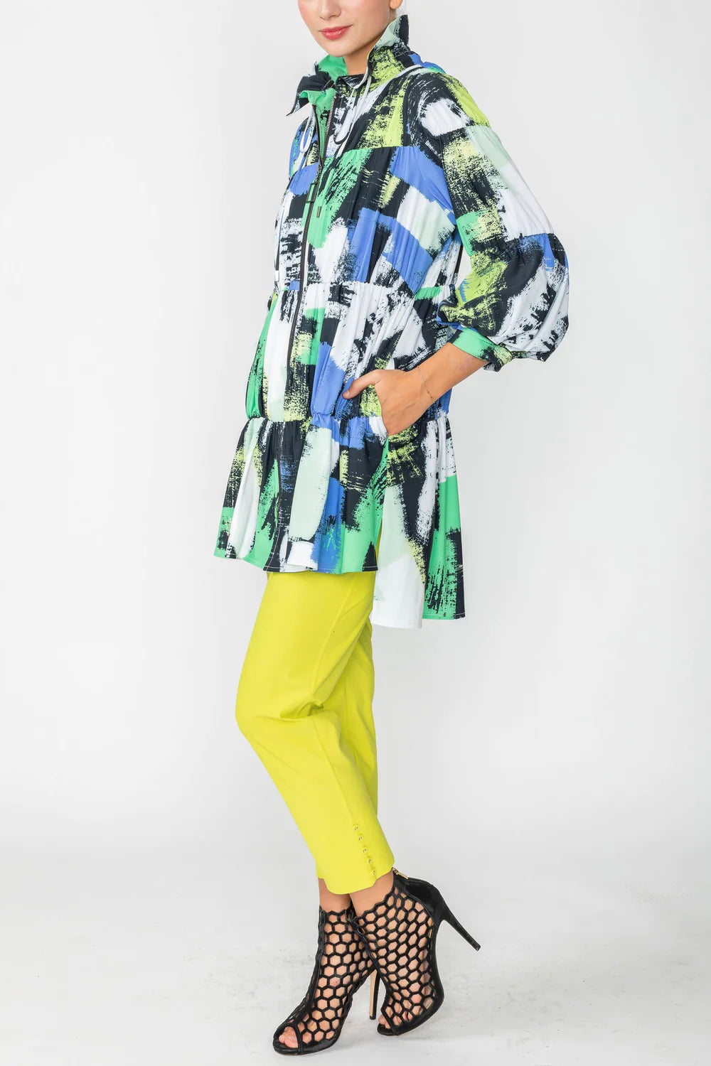 IC COLLECTION Jacket- 4679J- GREEN