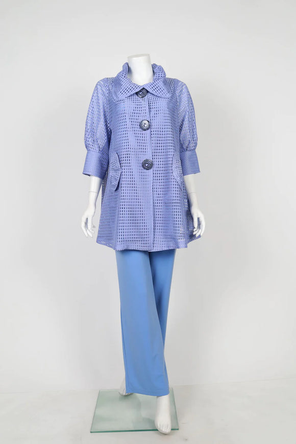 IC COLLECTION Jacket- 4682J- PERIWINKLE
