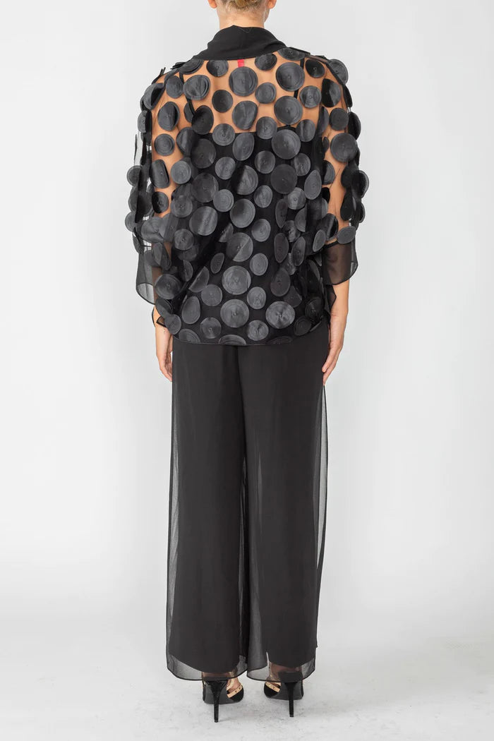 IC COLLECTION Top - 4684T - BLACK
