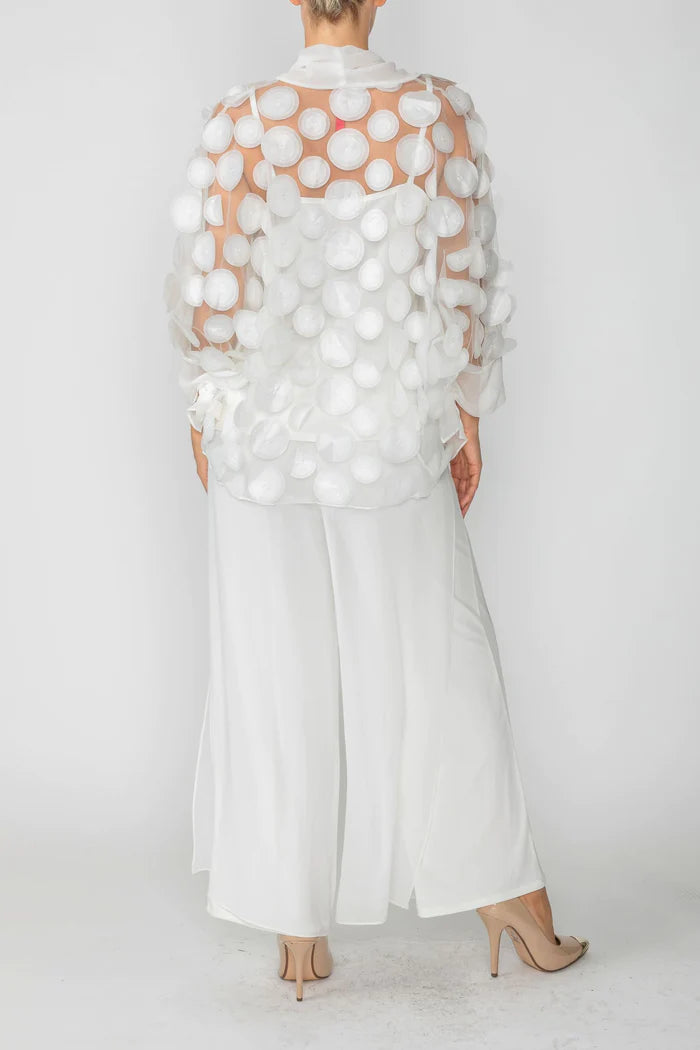 IC COLLECTION Top - 4684T - WHITE