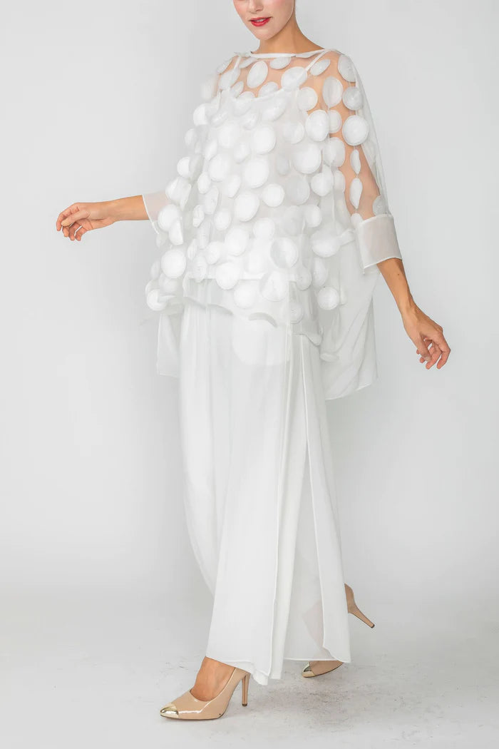 IC COLLECTION Top - 4685T - WHITE