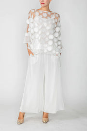 IC COLLECTION Top - 4685T - WHITE