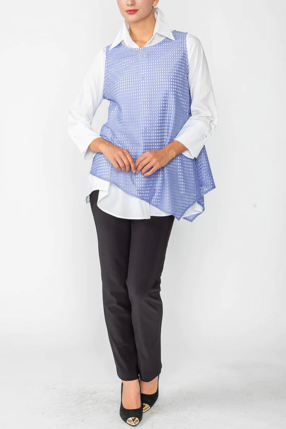 IC COLLECTION Top- 4687T- PERIWINKLE