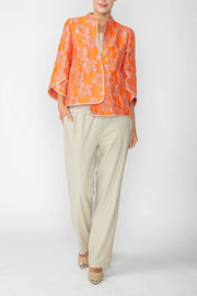 IC COLLECTION Jacket- 4688J- ORANGE