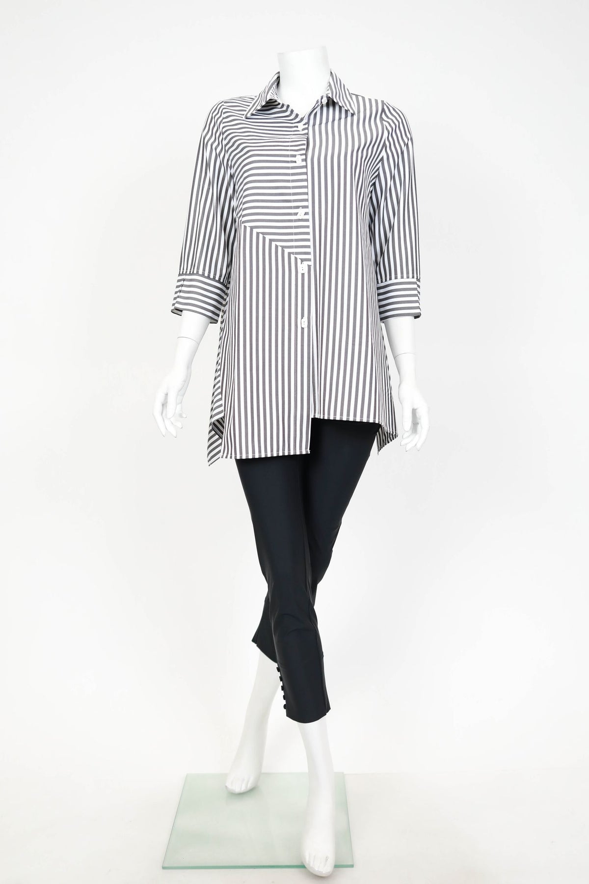 IC COLLECTION Blouse - 4691B - BLACK