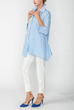 IC COLLECTION Blouse - 4691B - BLUE