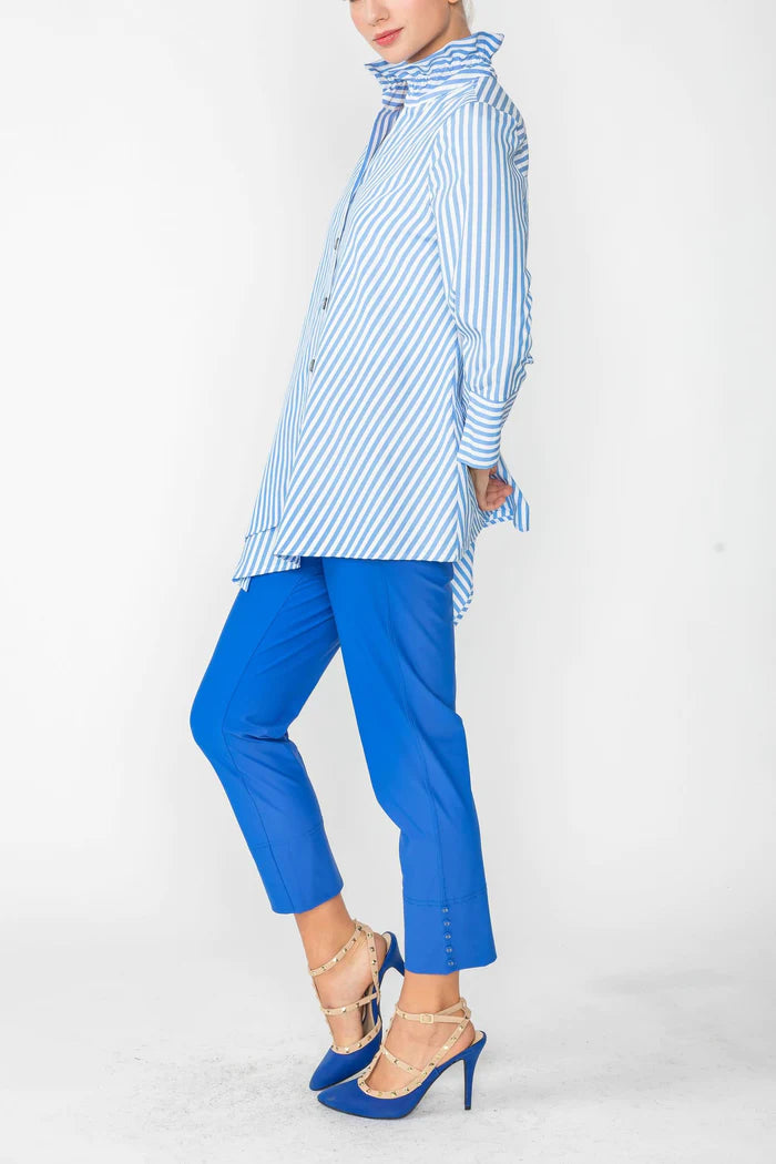 IC COLLECTION Blouse- 4692B- BLUE