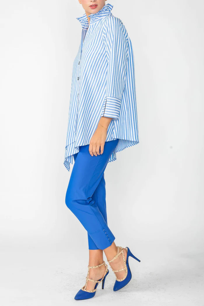 IC COLLECTION Blouse- 4692B- BLUE