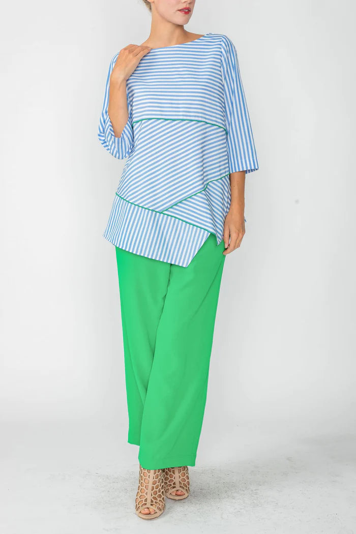 IC COLLECTION Top- 4693T- BLUE