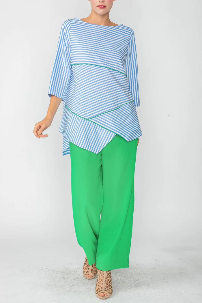 IC COLLECTION Top- 4693T- BLUE