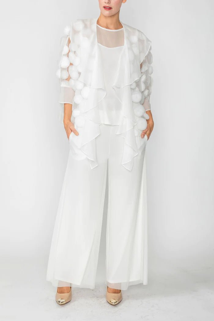IC COLLECTION Jacket- 4695J- WHITE