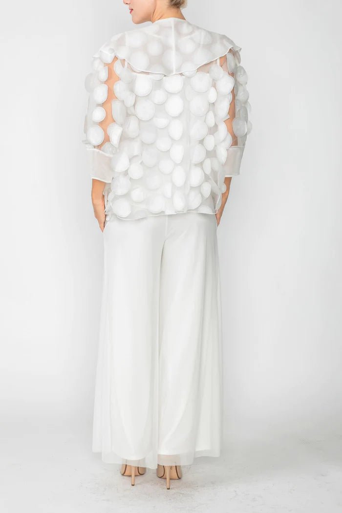 IC COLLECTION Jacket- 4695J- WHITE