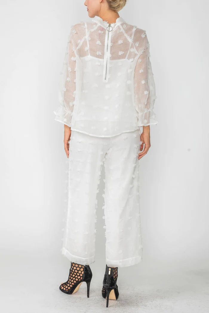 IC COLLECTION Top- 4697T- WHITE