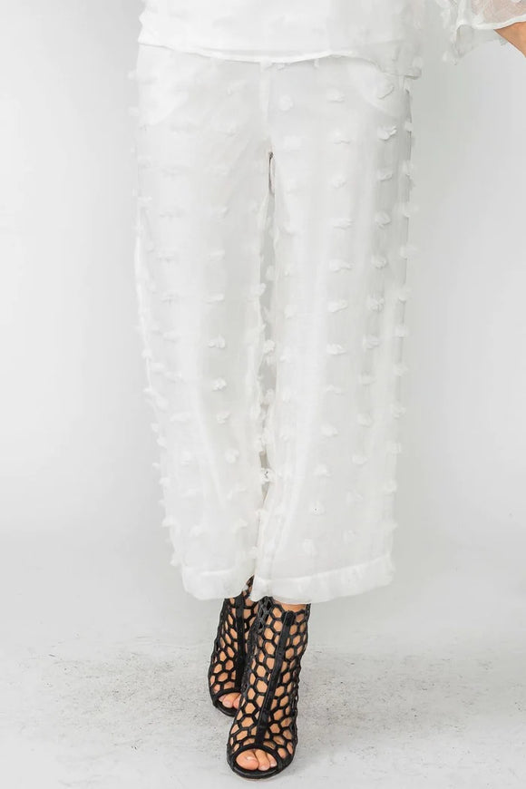 IC COLLECTION Pant- 4698P- WHITE