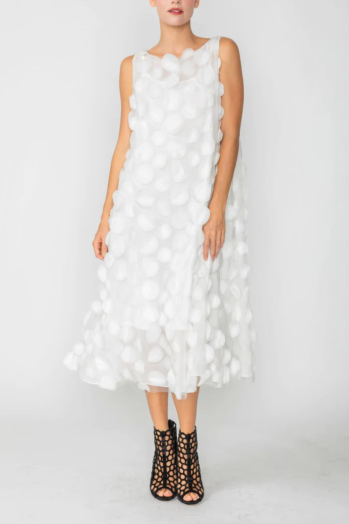 IC COLLECTION Dress- 4699D- WHITE