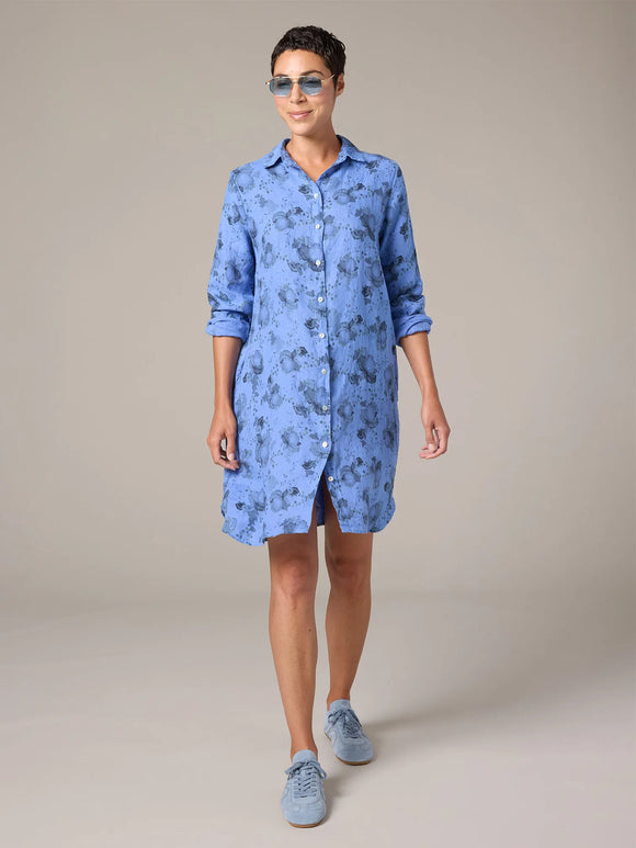 CUT LOOSE Leoni Floral Print Shirt Dress - 4701707