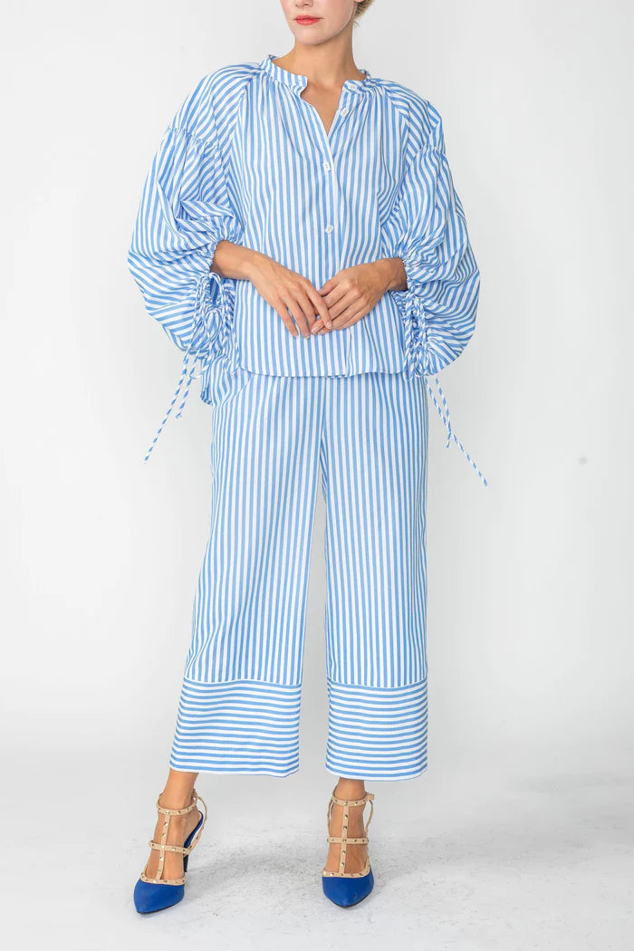 IC COLLECTION Blouse- 4704B- BLUE