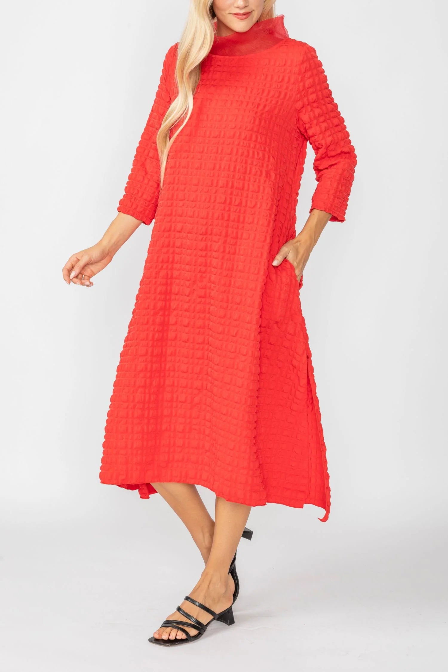 IC COLLECTION Dress - 4705D - RED