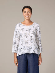 CUT LOOSE Leoni Floral Print 3/4 Split Back - 4707965
