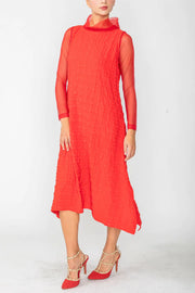 IC COLLECTION Dress-  4707D- WHITE (NOT RED)