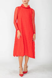 IC COLLECTION Dress- 4707D- RED